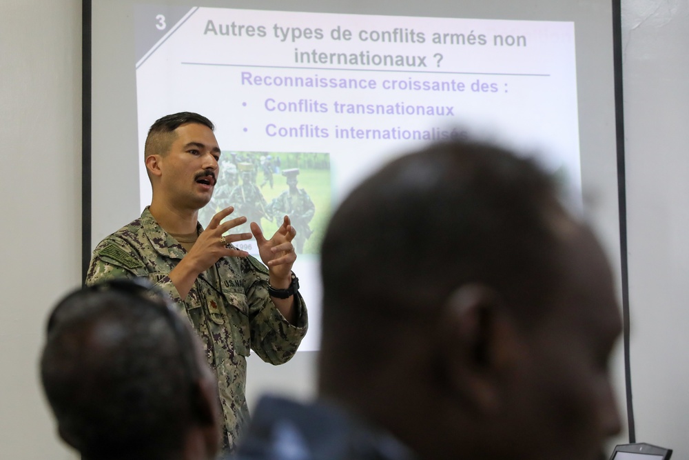 CJTF-HOA and Djiboutian Navy conduct Humanitarian Law training