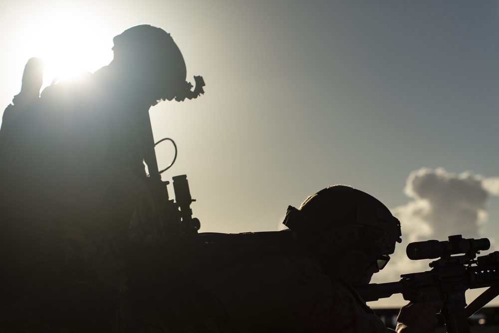 11th MEU ADRD conducts small arms range
