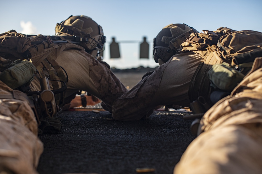 11th MEU ADRD conducts small arms range