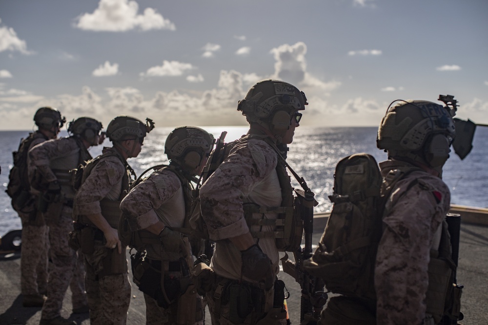 11th MEU ADRD conducts small arms range