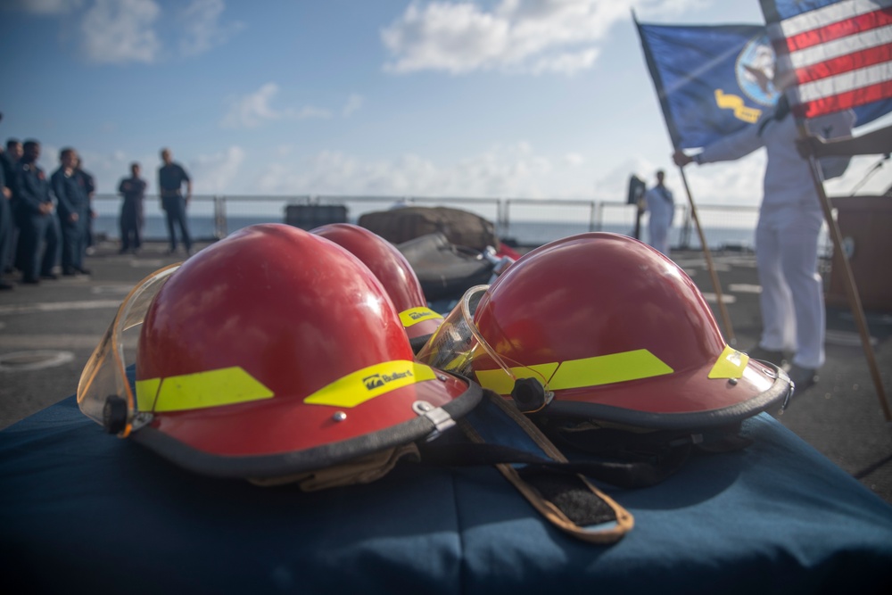 11th MEU Marines, Essex ARG Sailors Honor 9/11 First Responders