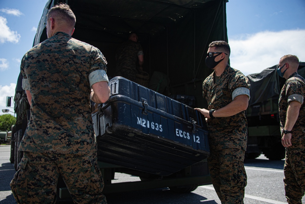 U.S. Marines conduct an ACM Drill