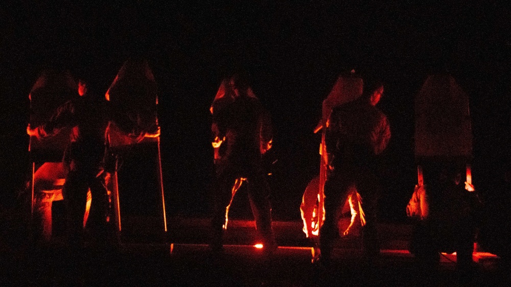 11th MEU ADRD Conducts Night Range Aboard USS Pearl Harbor