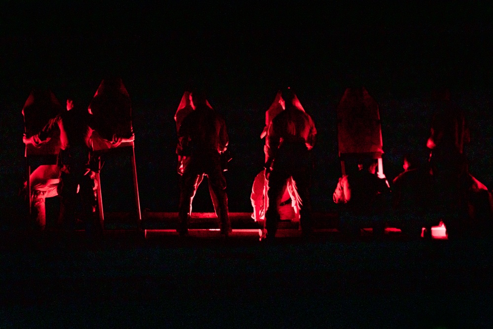 11th MEU ADRD Conducts Night Range Aboard USS Pearl Harbor