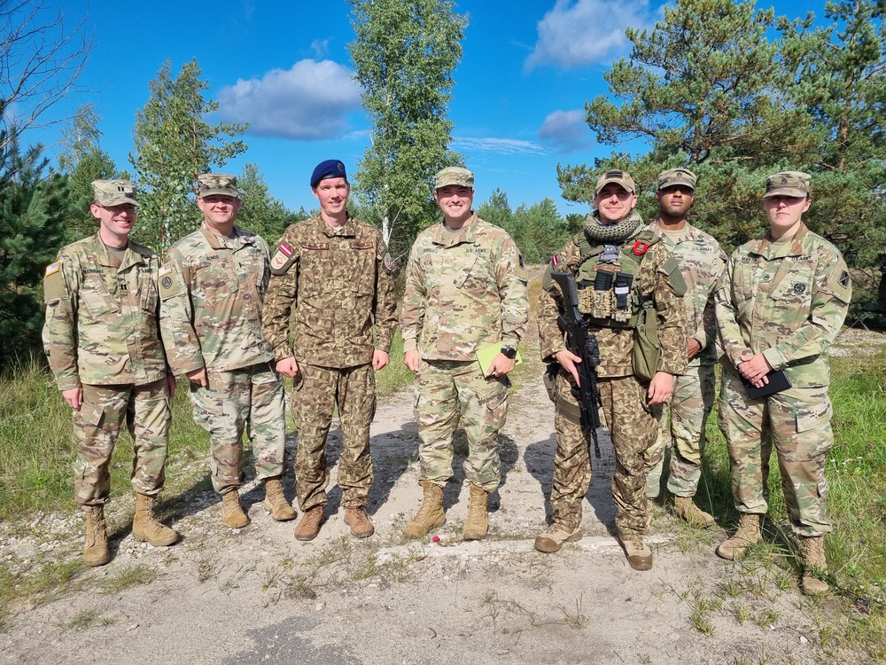 U.S. and Latvian air defenders build relationships, interoperability