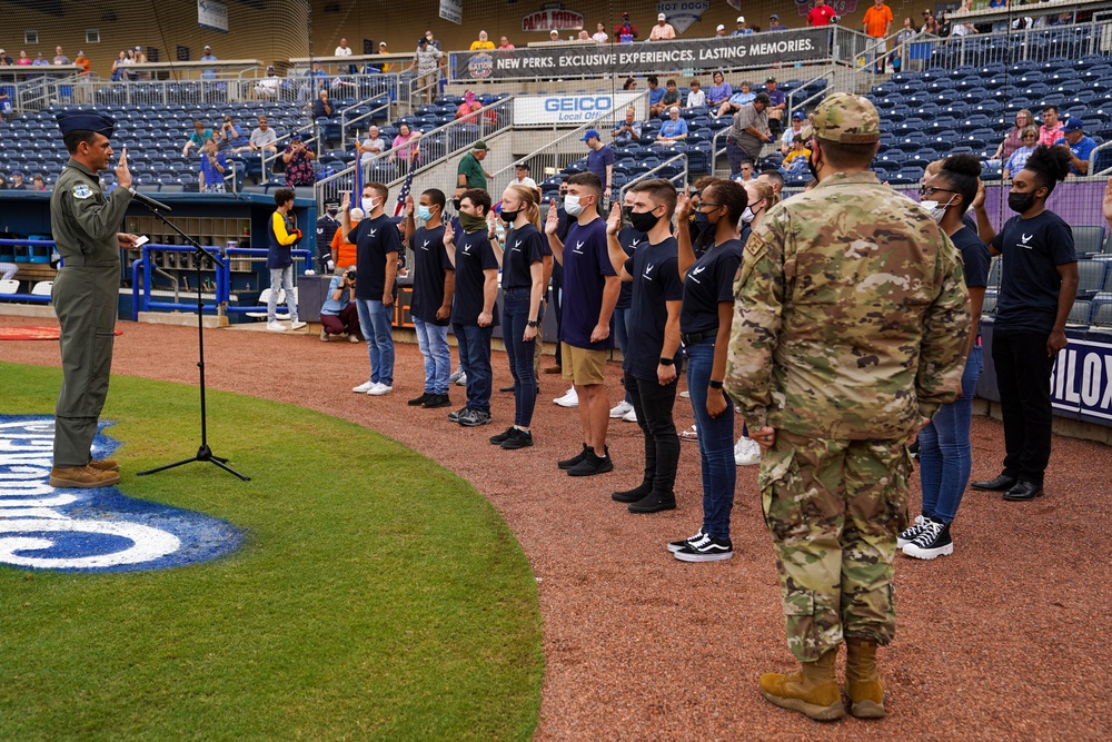 DVIDS - Images - Biloxi Shuckers' military appreciation night [Image 2 ...