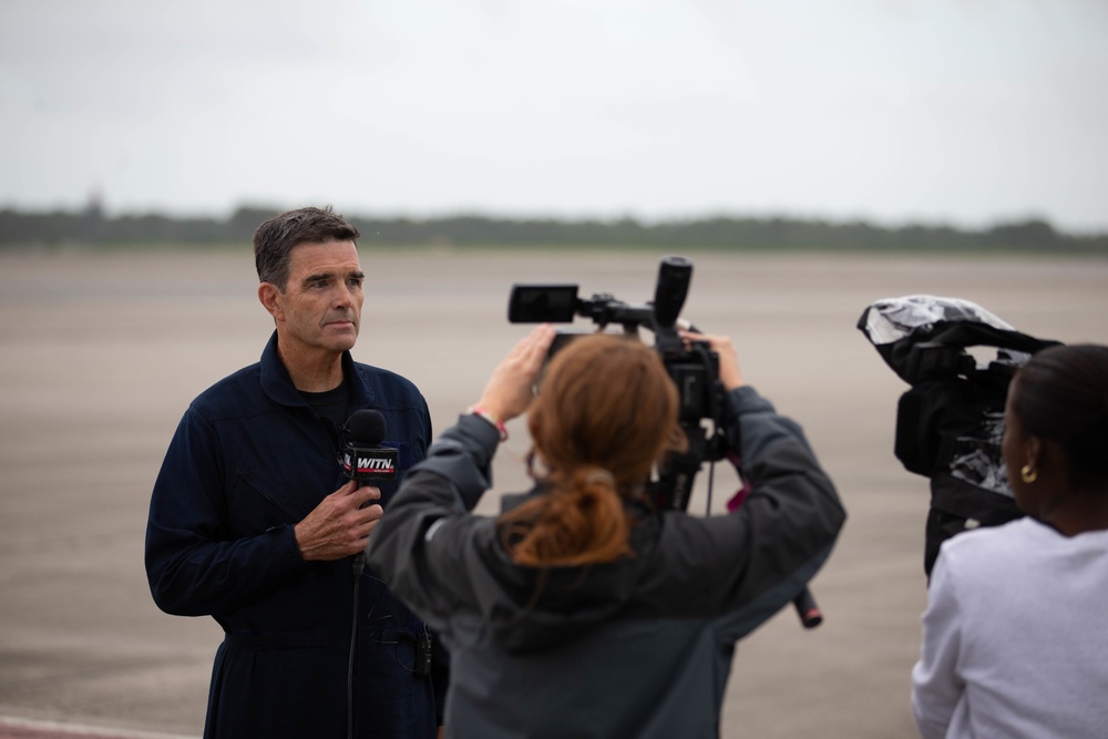 U.S. Navy Blue Angels visit MCAS Cherry Point