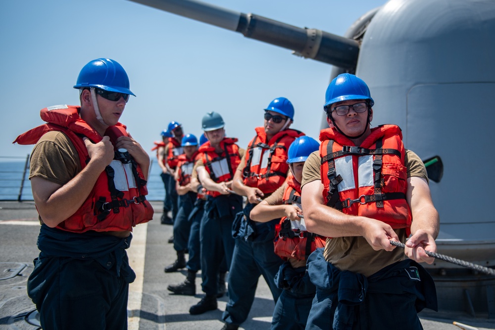 DVIDS - Images - USS O'Kane (DDG 77) Conducts Replenishment-at-Sea ...