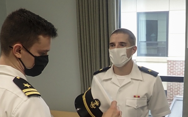 210915-N-XU135-0110 NEWPORT, R.I. (Sept. 15, 2021) OCS Officer Personnel Inspection