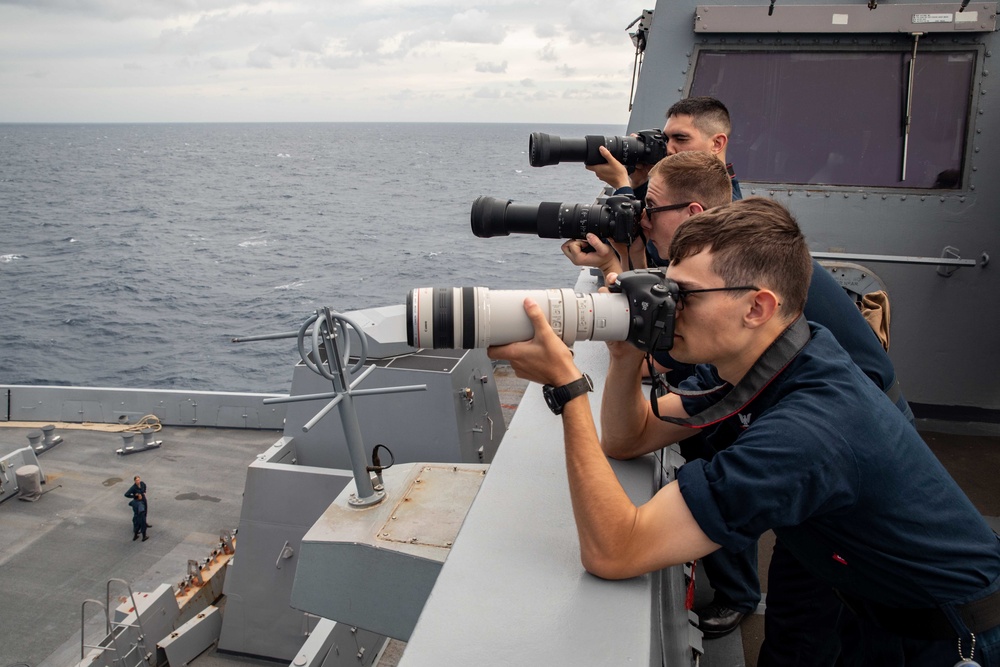 USS Arlington SNOOPIE Team Collects Intel
