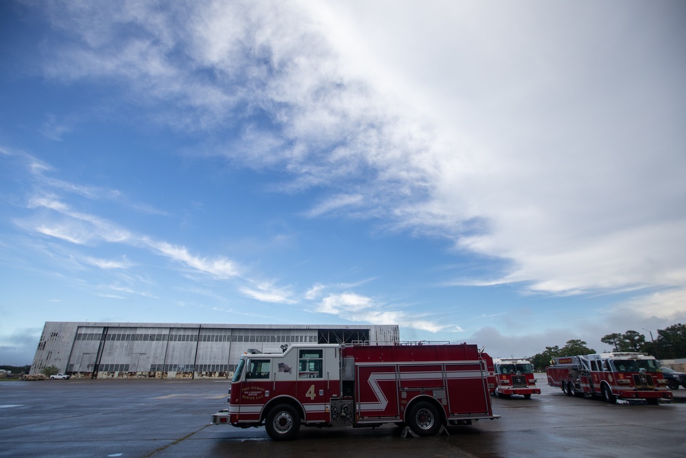 3rd Combat Aviation Brigade conducts aircraft familiarization training with local emergency service personnel.