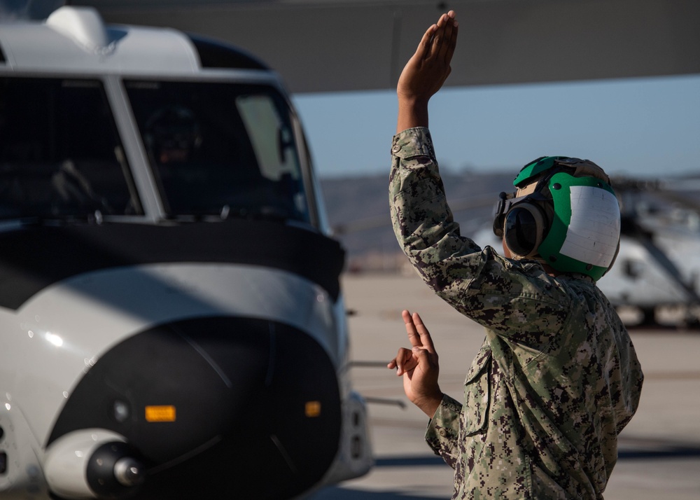 Fleet Logistics Multi-Mission Squadron (VRM) 50 Conducts Inaugural Flight