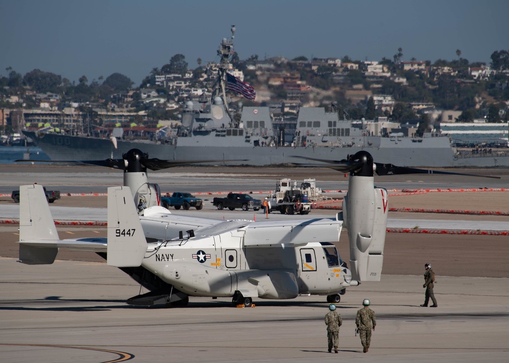 Fleet Logistics Multi-Mission Squadron (VRM) 50 Conducts Inaugural Flight