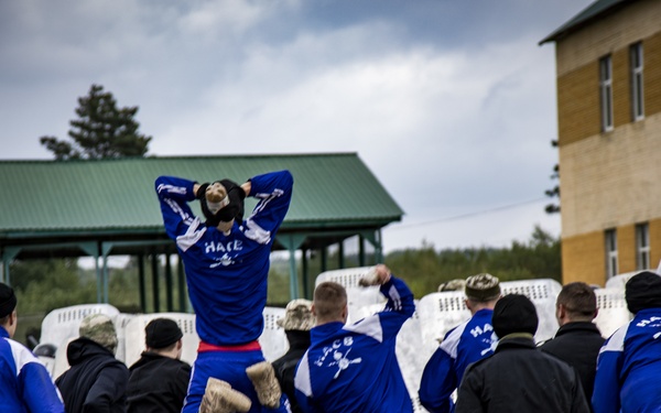 Ukrainian MPs train in crowd control techniques during Rapid Trident 21
