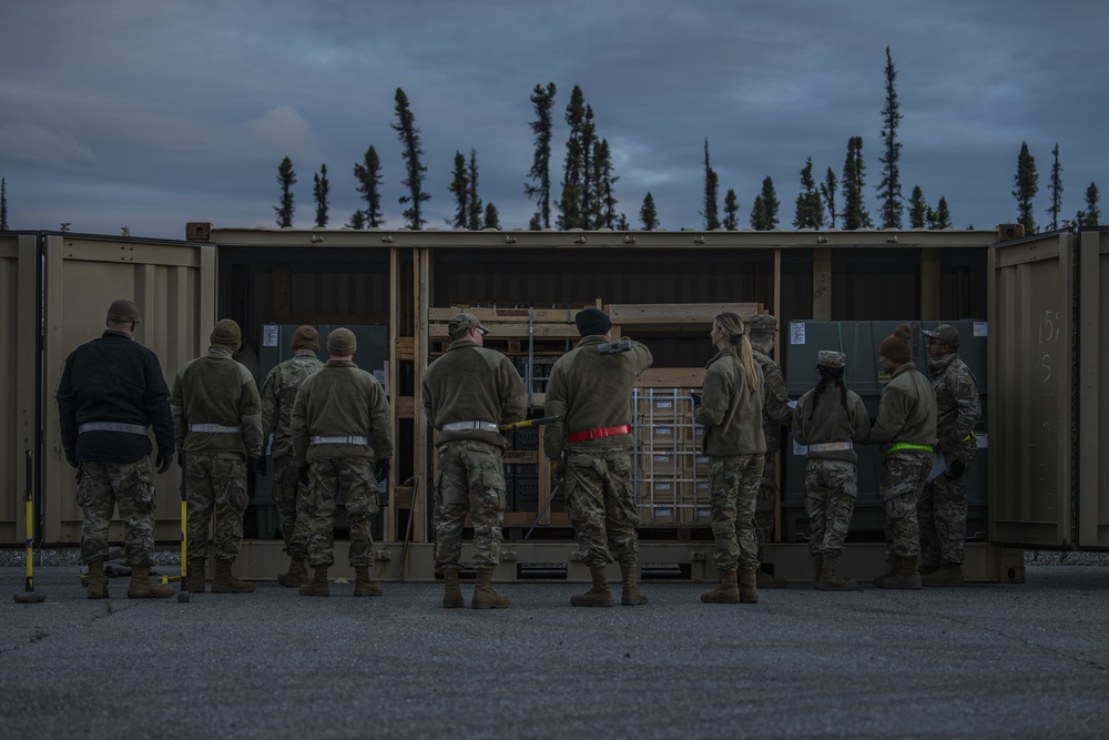 Unloading to Load up: Eielson secures semi-annual munitions