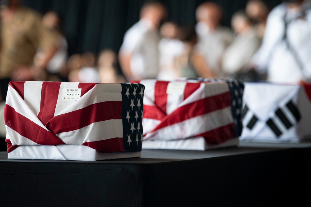 DPAA Hosts Joint Repatriation Ceremony with ROK