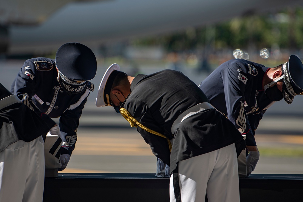 DPAA Hosts Joint Repatriation Ceremony with ROK