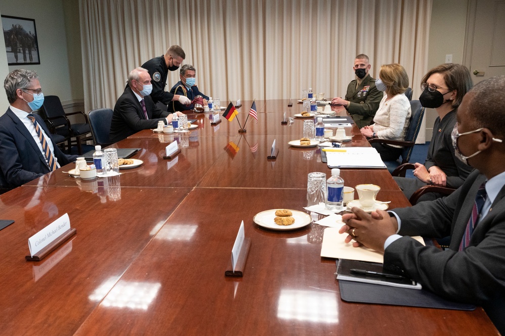 Deputy Secretary of Defense Hicks Meets with German State Secretary for Defense