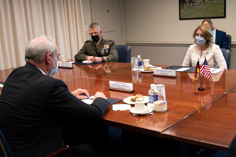 Deputy Secretary of Defense Hicks Meets with German State Secretary for Defense
