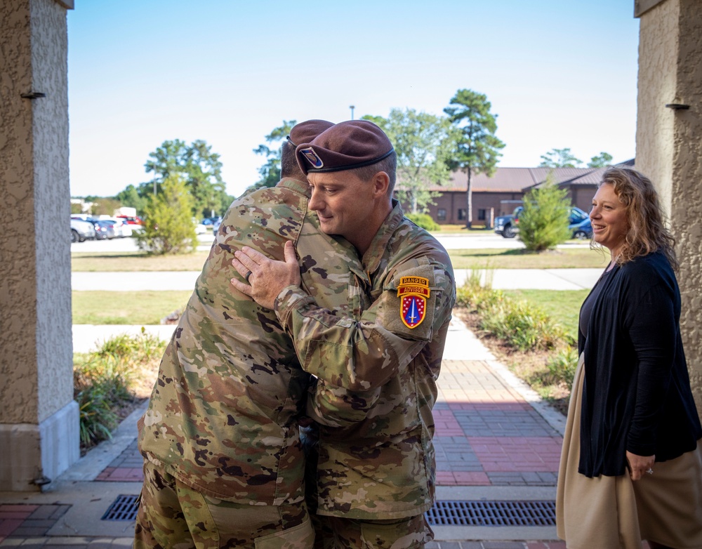 SFAB Relinquished Command Ceremony for CSM Christopher Mullinax