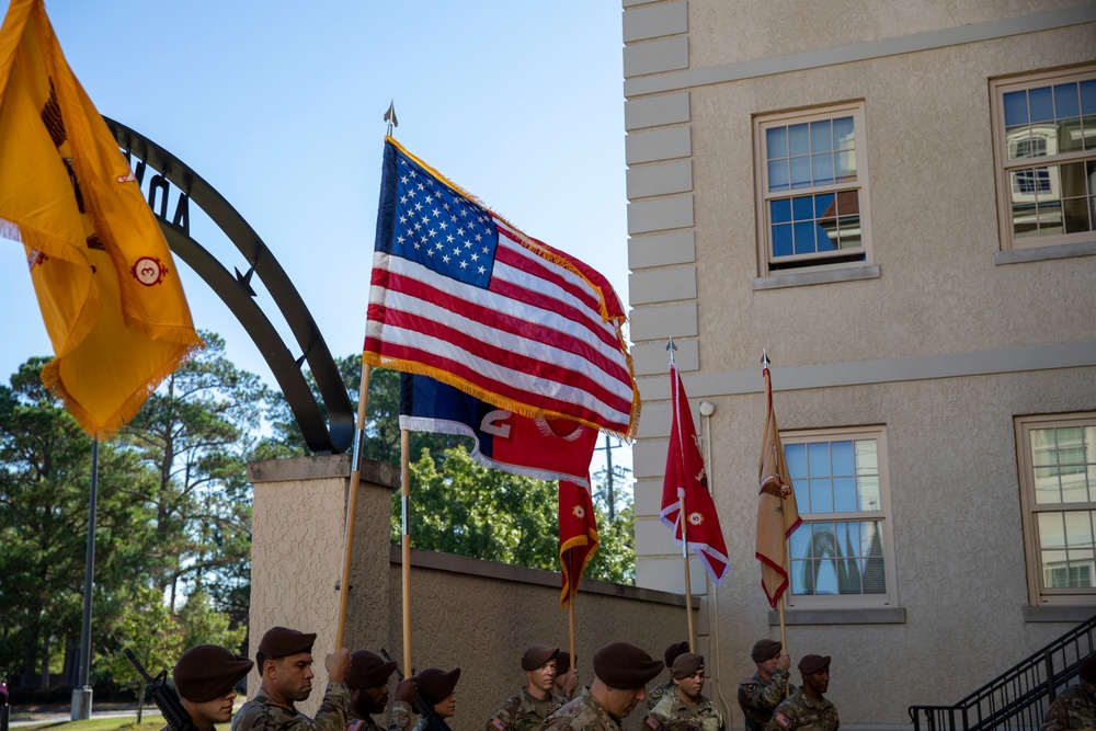 SFAB Relinquished Command Ceremony for CSM Christopher Mullinax