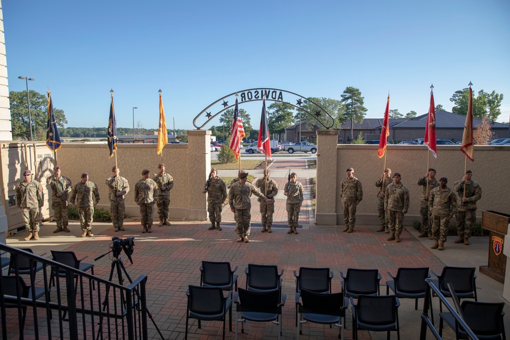 SFAB Relinquished Command Ceremony for CSM Christopher Mullinax