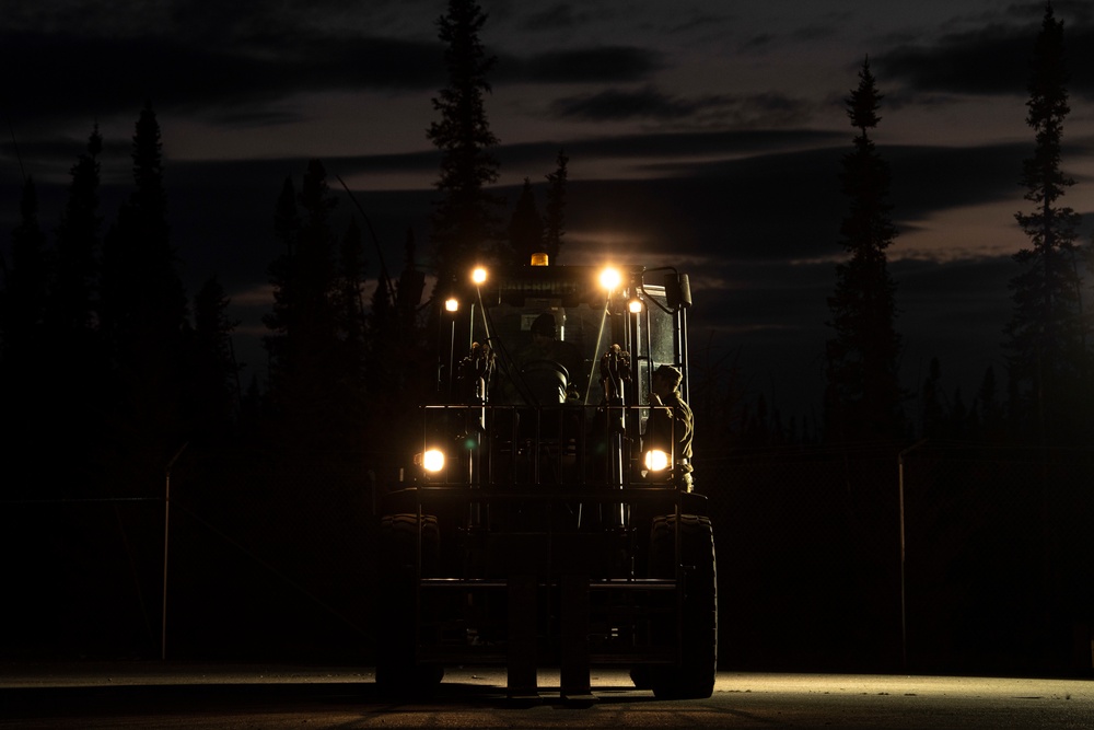 Unloading to Load up: Eielson secures semi-annual munitions