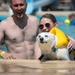 Pups love Bliss FMWR Doggy Swim Day