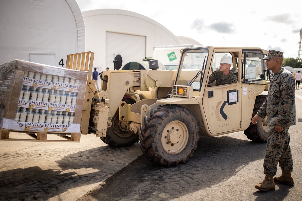Marines at TF Quantico help restock supplies
