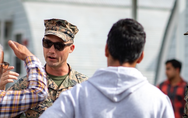 Marines at TF Quantico interact with Afghans
