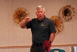 Director of Army Emergency Relief Raymond Mason visits JBLM