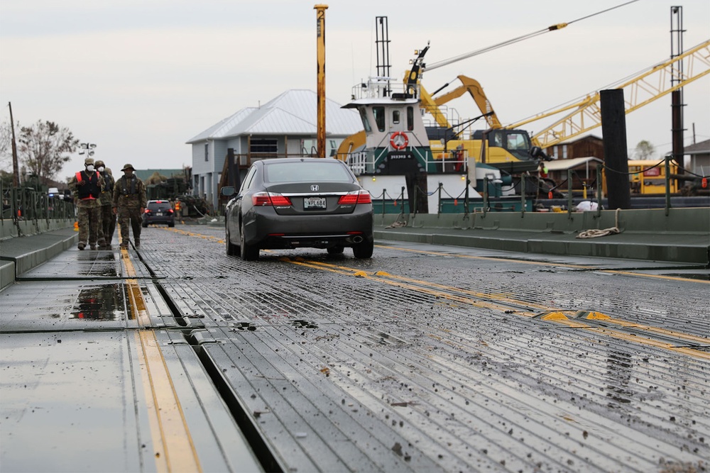 La. Guard builds bridges, clears roads to recovery after Ida