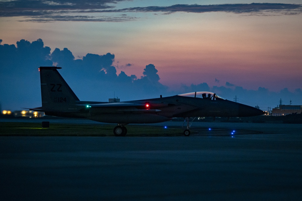 Kadena Bats Fly at Dusk