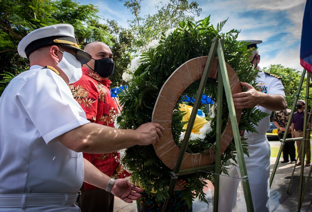 Joint Region Marianas Commander Delivers Remarks; Emphasizes Resilience and Fortitude