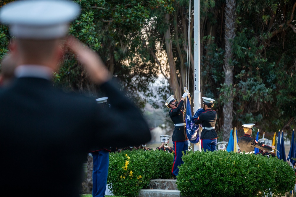 Camp Pendleton hosts 79th annual Evening Colors Ceremony