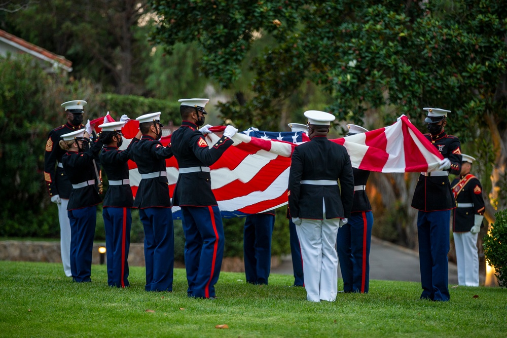 Camp Pendleton hosts 79th annual Evening Colors Ceremony