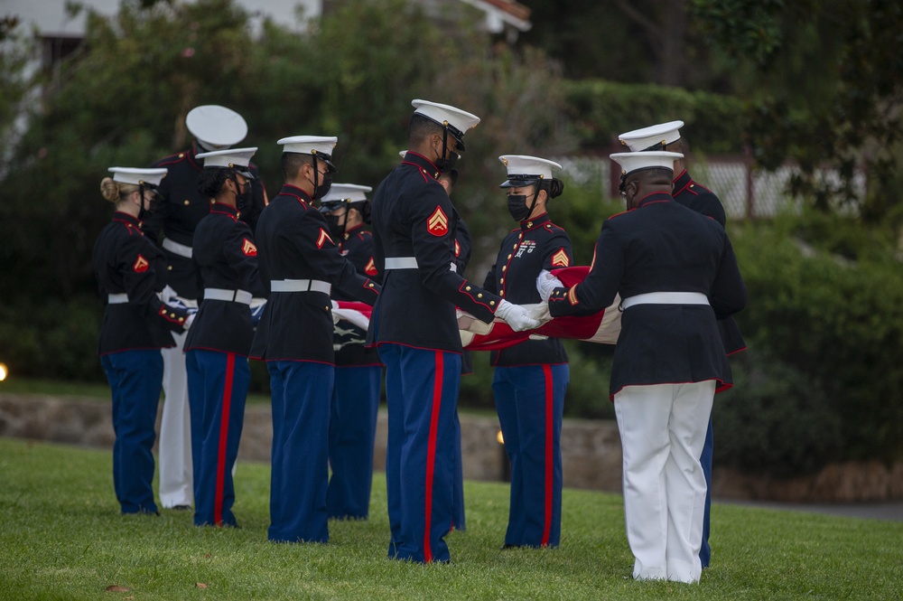 Camp Pendleton hosts 79th annual Evening Colors Ceremony