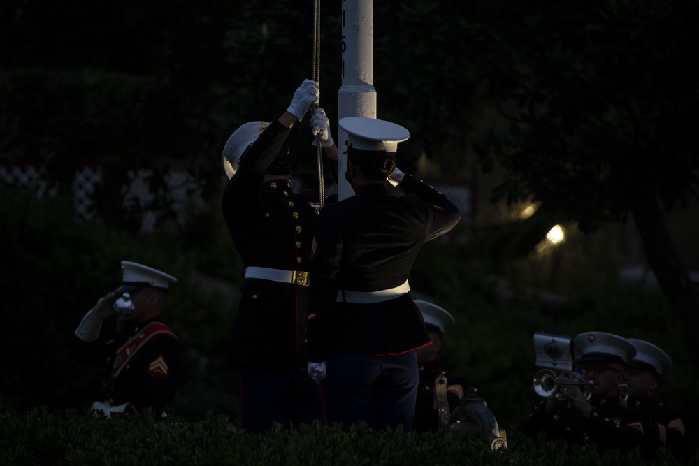 Camp Pendleton hosts 79th annual Evening Colors Ceremony