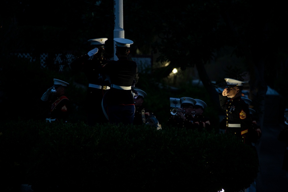 Camp Pendleton hosts 79th annual Evening Colors Ceremony