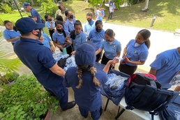 Coast Guard Hosts Palau High School Students as Special Guests for International Relations Visit