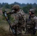 U.S. Army Dark Rifles clear trenches and provide support by fire during training exercise