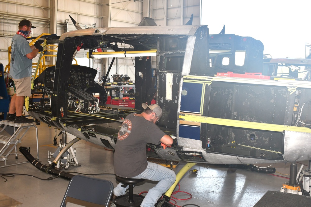FRCE Kinston operation completes first UH-1N “Huey” repair