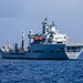 USS Billings Sailors and Embarked Coast Guard Det Pull Alongside RFA Wave Knight During RHIB Ops