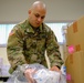 Soldiers prepare COVID-19 boxes for distribution