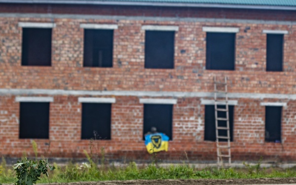 Ukrainian soldiers conduct urban operations demonstration at Rapid Trident 21
