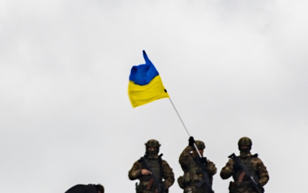 Ukrainian soldiers conduct urban operations demonstration at Rapid Trident 21