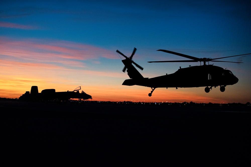 Idaho National Guard conducts night training operations