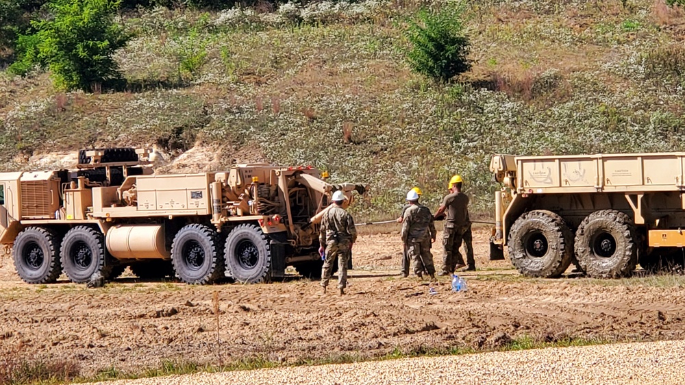 Fort McCoy RTS-Maintenance holds Wheeled Vehicle Recovery Operations Course