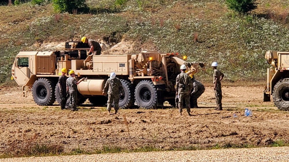 Fort McCoy RTS-Maintenance holds Wheeled Vehicle Recovery Operations Course