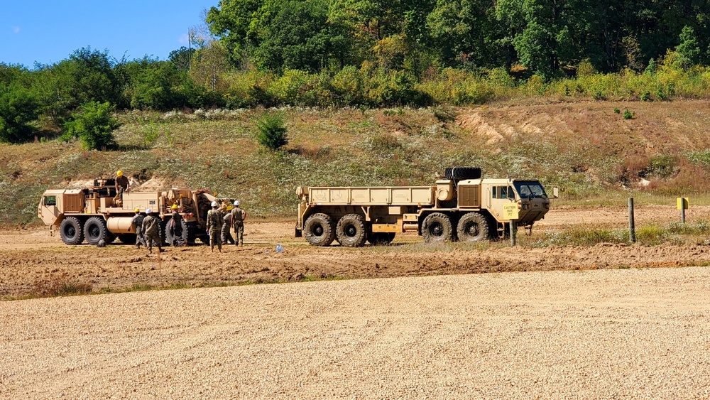 Fort McCoy RTS-Maintenance holds Wheeled Vehicle Recovery Operations Course